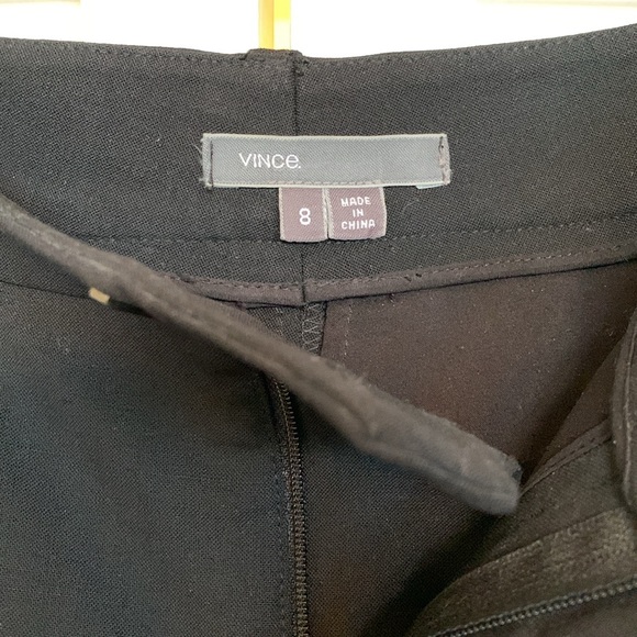 VINCE Pants Black with off white stripe - Picture 5 of 7